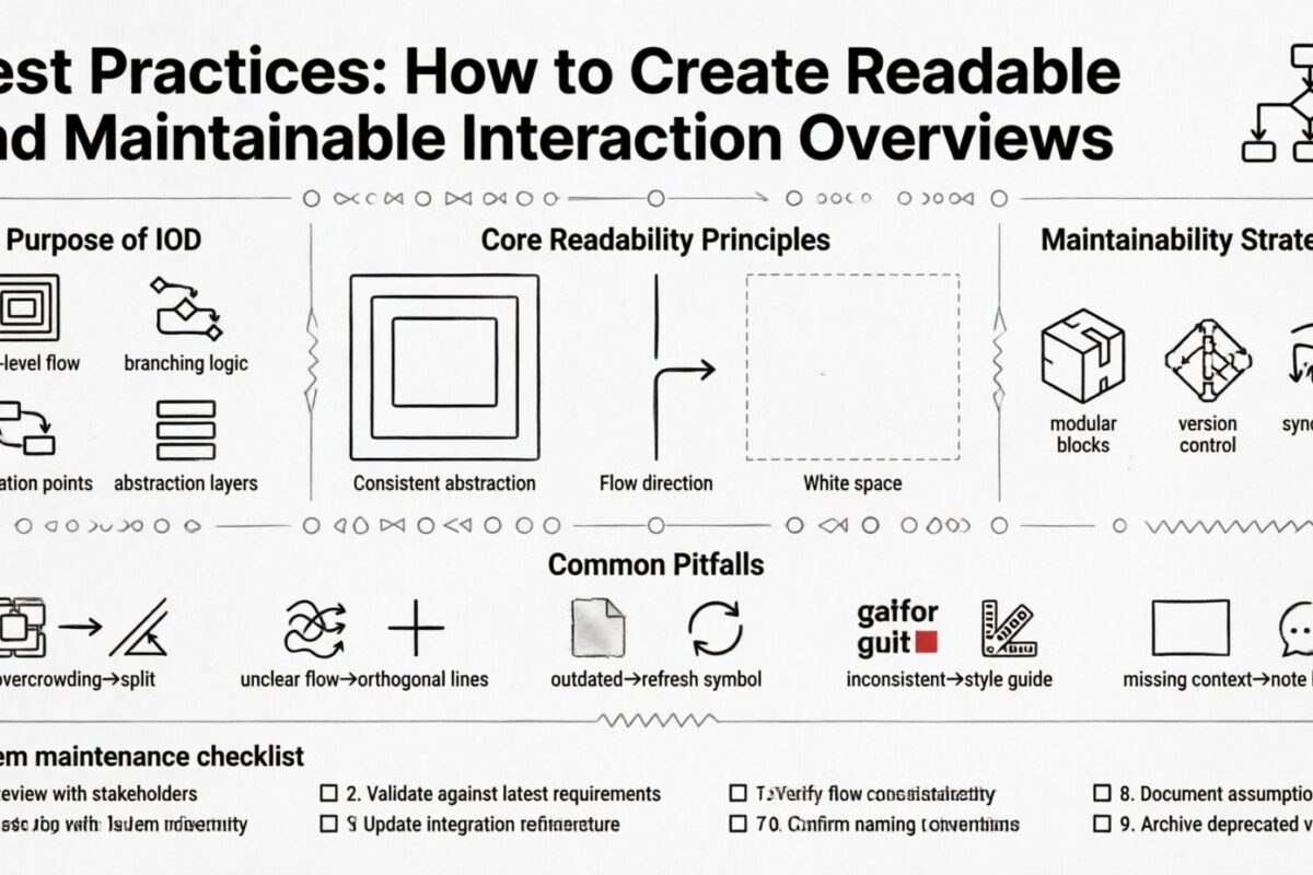 Best Practices: So erstellen Sie lesbare und wartbare Interaktionsübersichten