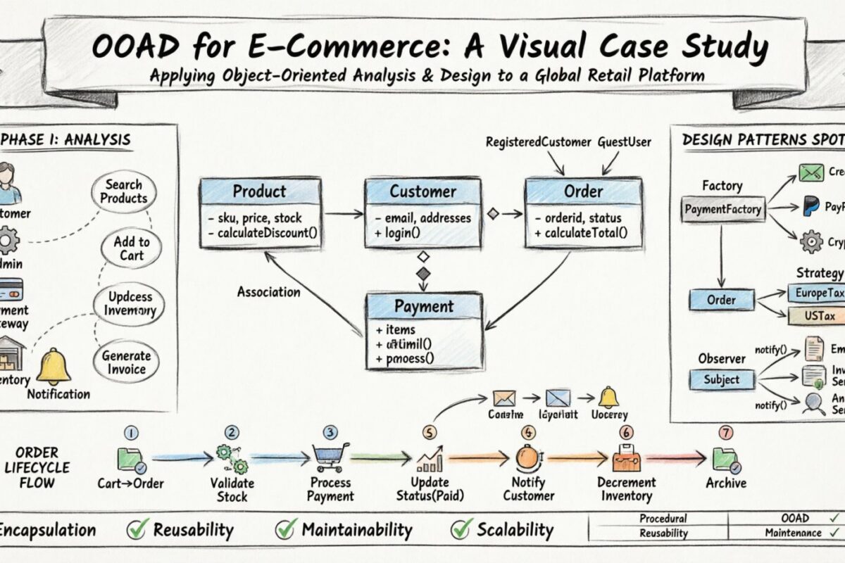 Fallstudie aus der Praxis: So wenden Sie objektorientierte Analyse und Design auf eine komplexe E-Commerce-App an Fallstudie aus der Praxis: So wenden Sie objektorientierte Analyse und Design auf eine komplexe E-Commerce-App an
