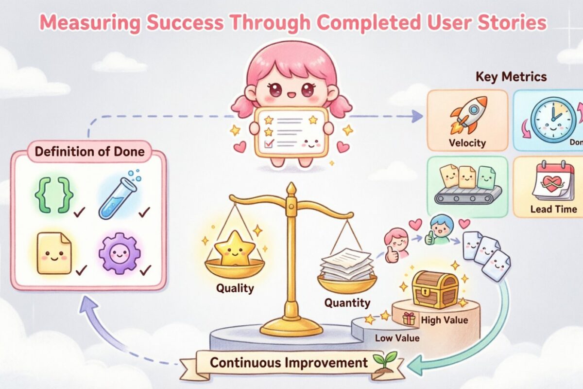 Guide de la story utilisateur : Mesurer le succès à travers les stories utilisateurs terminées