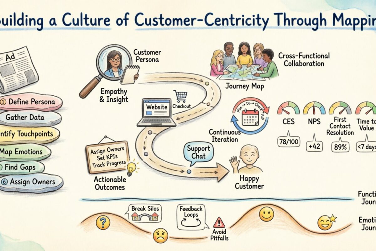 Construire une culture centrée sur le client grâce à la cartographie