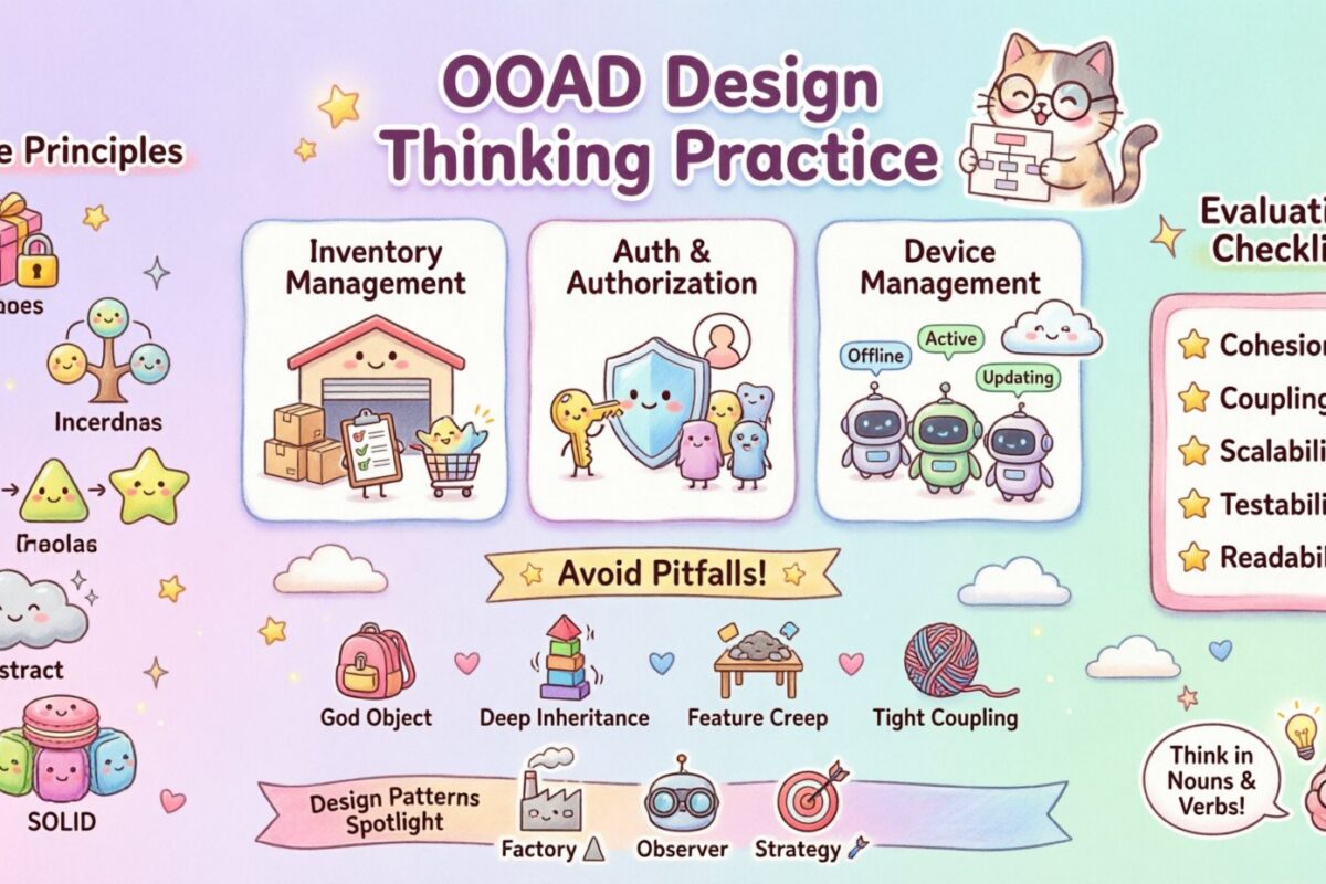 Scénarios d’analyse et de conception orientées objet : des exercices pratiques pour tester votre pensée de conception