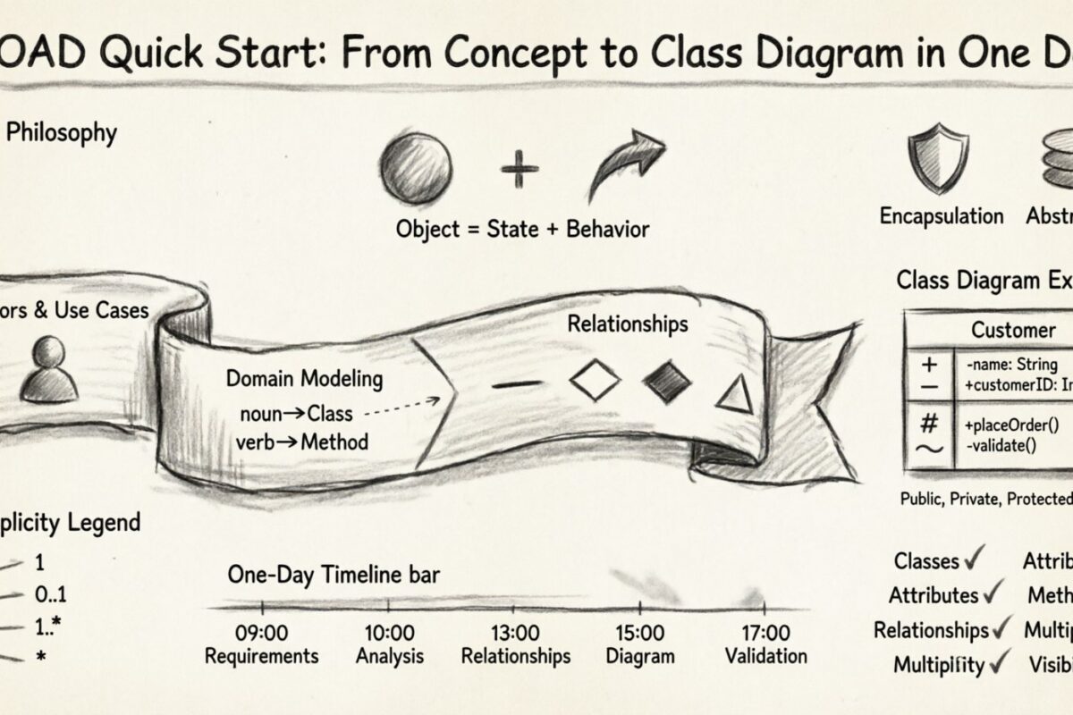 Analyse et conception orientées objet : démarrage rapide : du concept au diagramme de classes en une journée