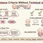 ユーザーストーリーガイド：技術用語を使わない受入基準