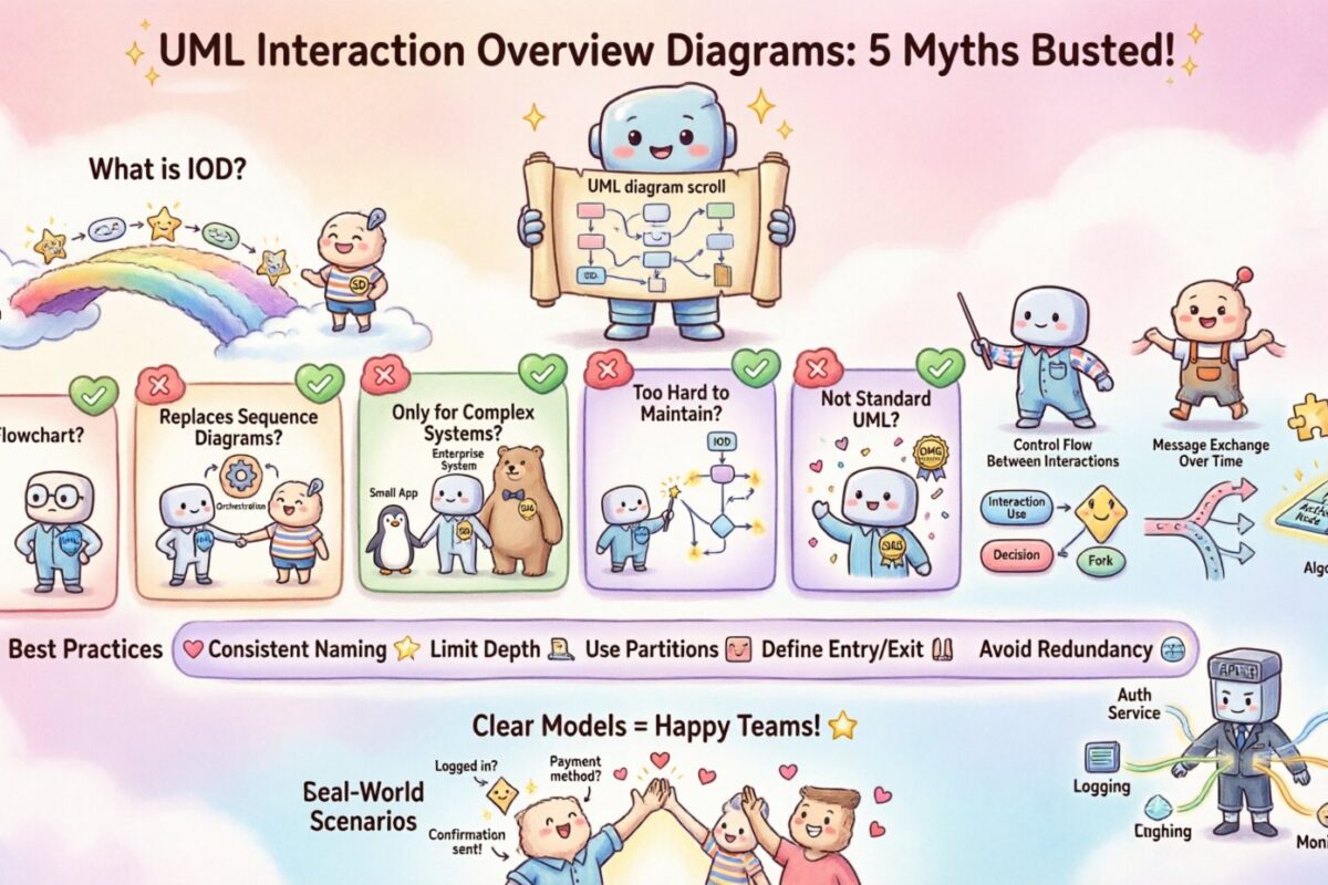 神話崩壊：UML相互作用概要図に関する5つの誤解を解明