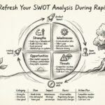 急成長期におけるSWOT分析の更新方法