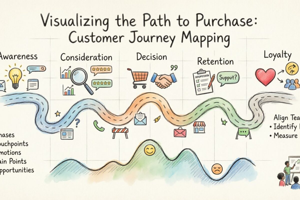 Визуализация пути к покупке: учебное пособие по построению карты пути клиента