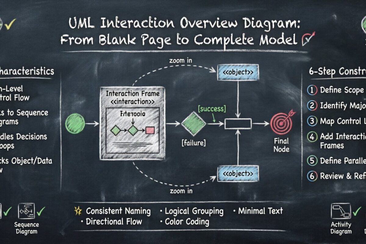 教程：從空白頁面到完整的模型，搭配 UML 互動概觀範例