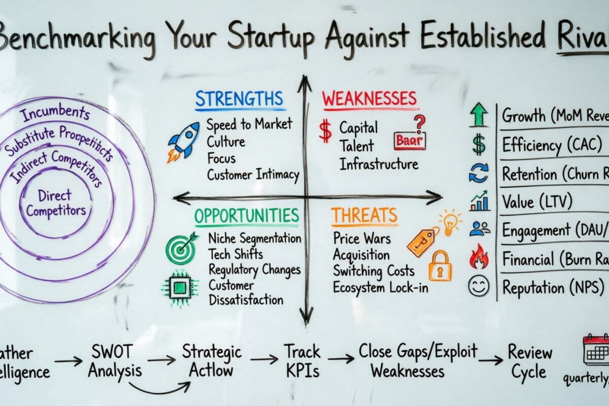 Hướng dẫn Phân tích SWOT: So sánh Startup của Bạn với Các Đối thủ Đã Thành Lập