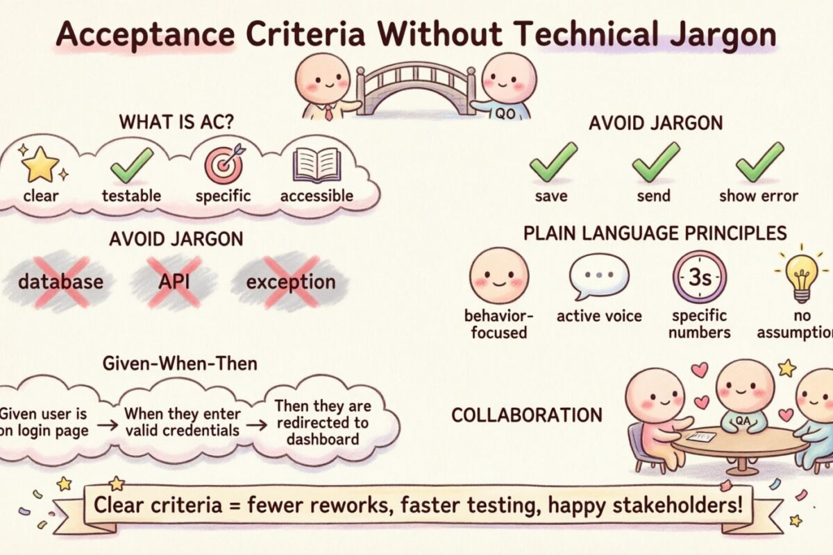 User Story Guide: Acceptance Criteria Without Technical Jargon