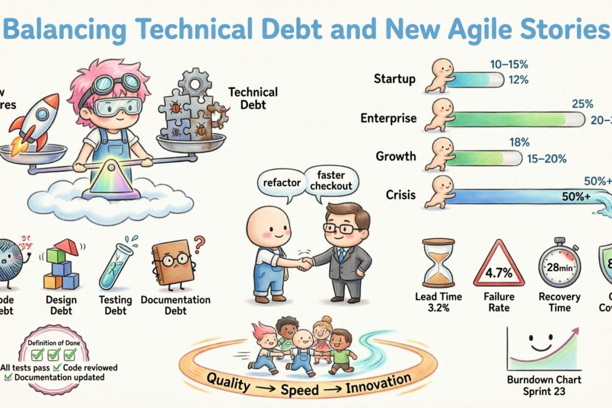 User Story Guide: Balancing Technical Debt and New Agile Stories