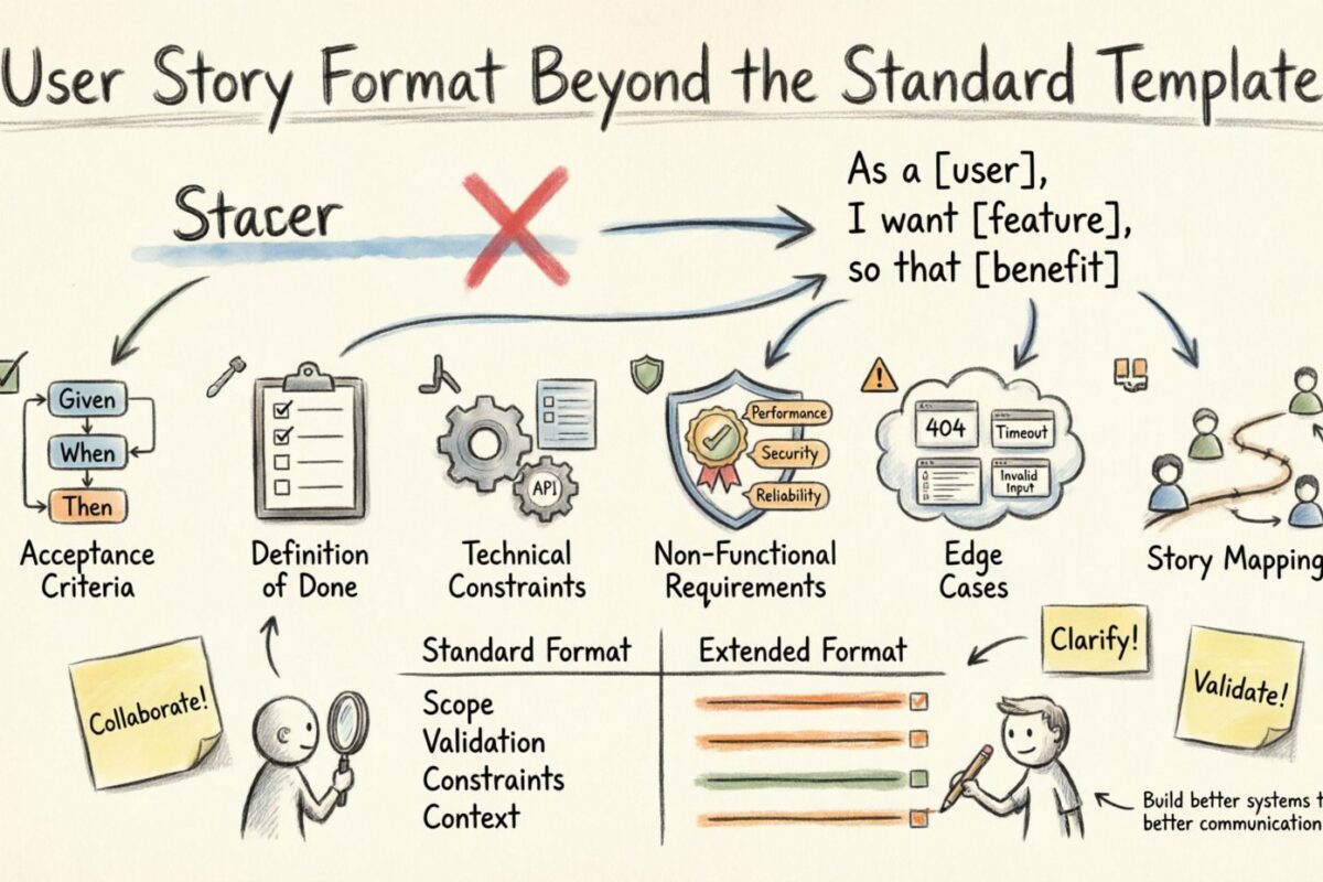 User Story Guide: User Story Format Beyond the Standard Template
