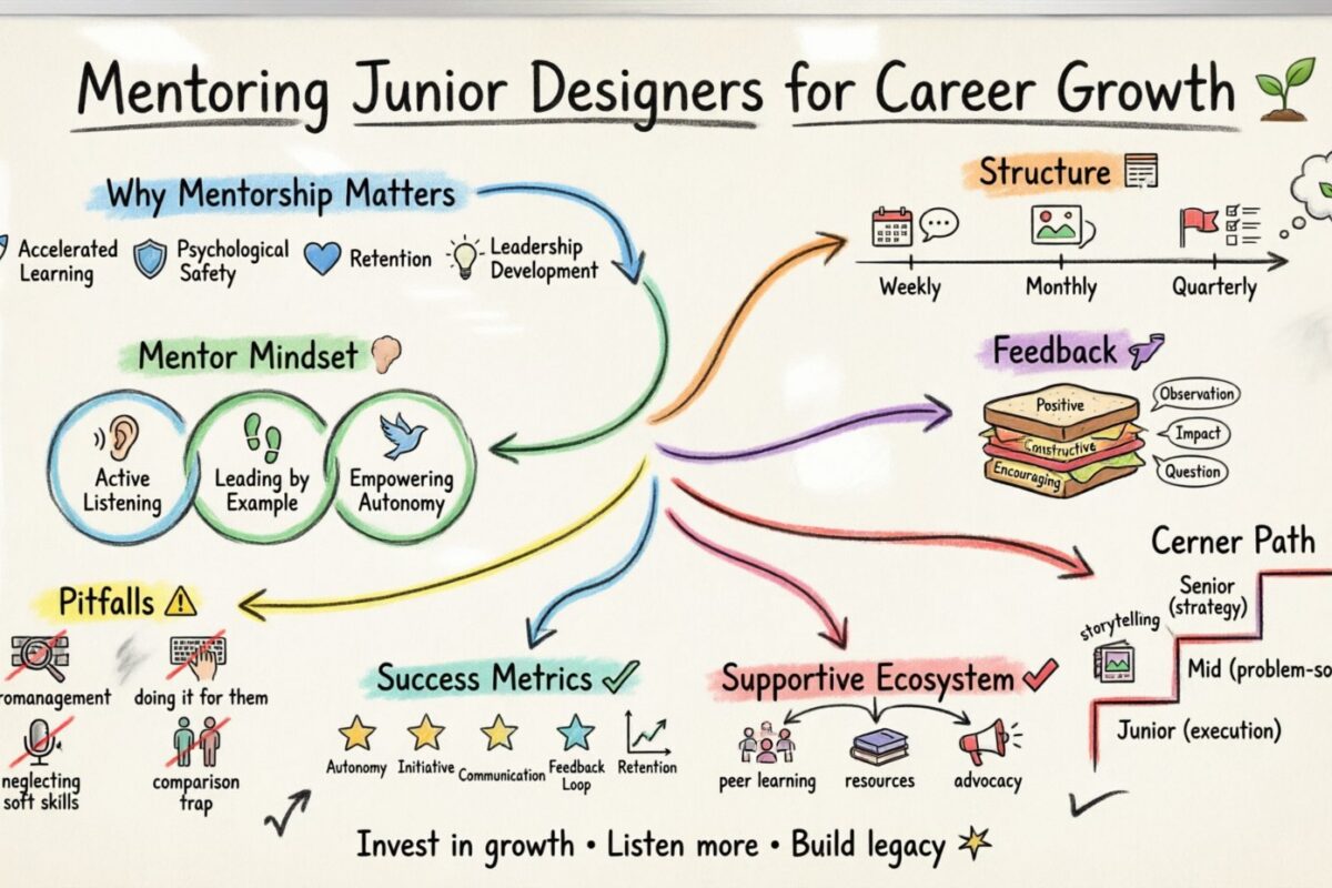 UX Design Guide: Mentoring Junior Designers for Career Growth