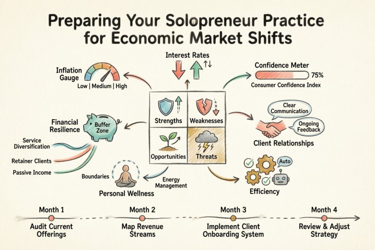 SWOT Analysis Guide: Preparing Your Solopreneur Practice for Economic Market Shifts
