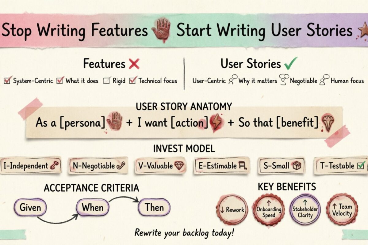 User Story Guide: Stop Writing Features and Start Writing User Stories