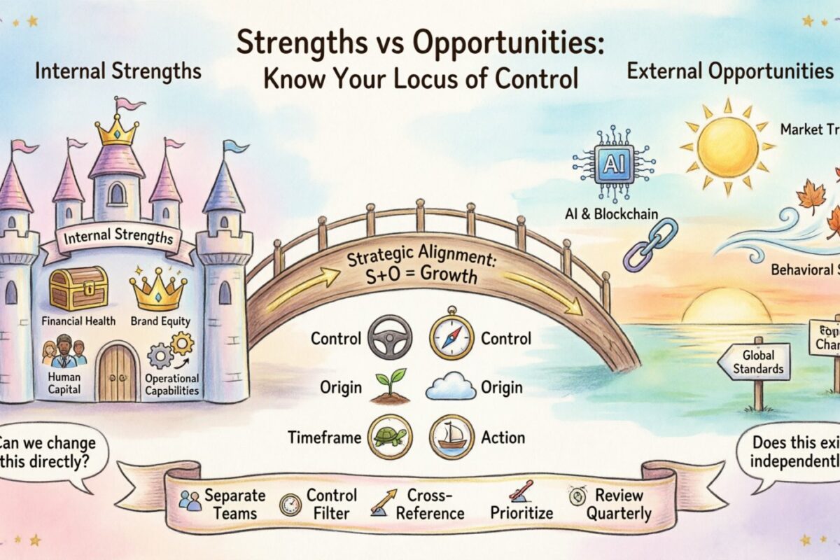 SWOT Analysis Guide: Distinguishing Internal Strengths From External Opportunities SWOT Analysis Guide: Distinguishing Internal Strengths From External Opportunities