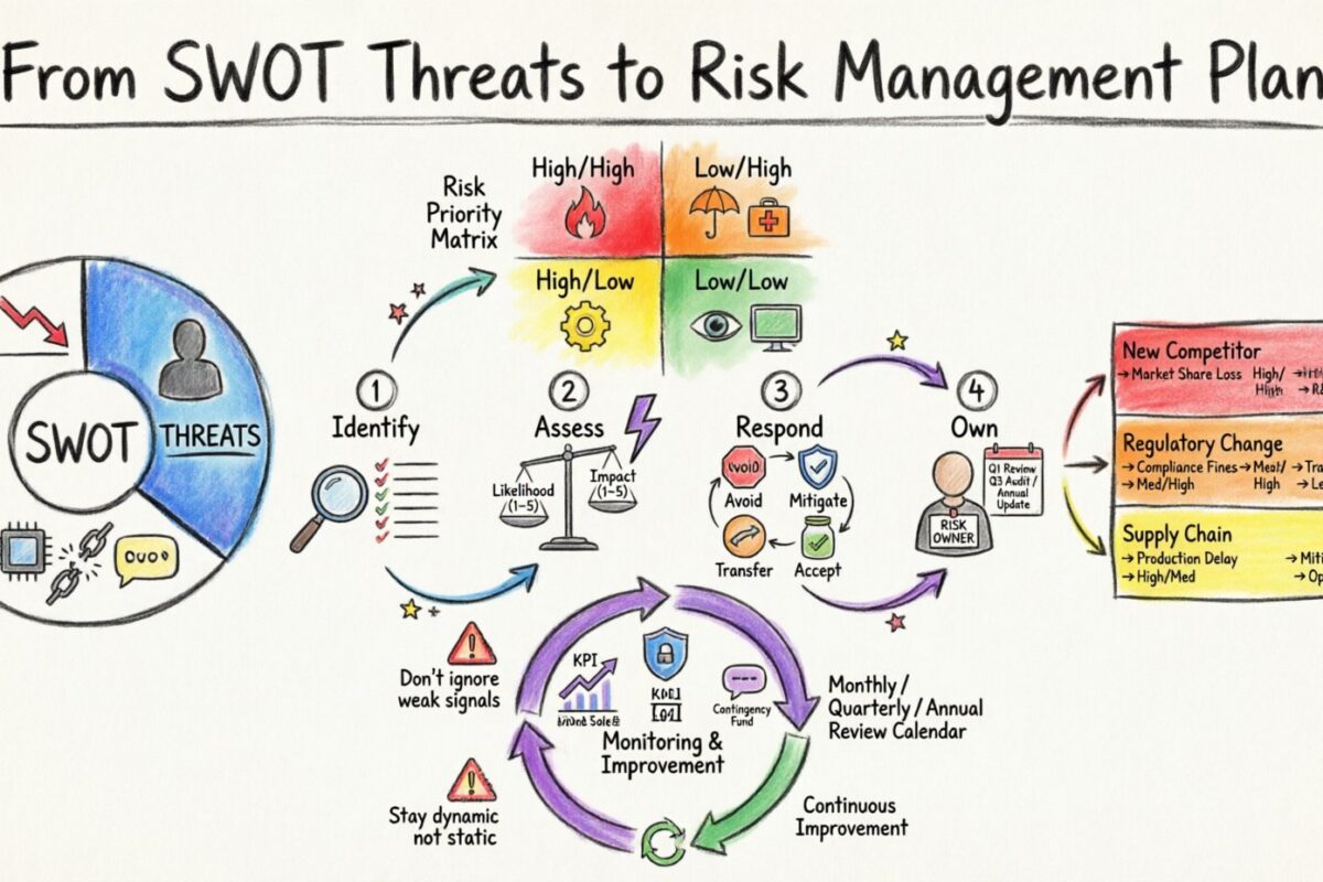 Risk Management Plans Derived From SWOT Threats