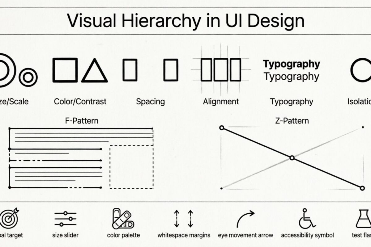 UX Design Guide: Basic Principles of Visual Hierarchy in Interface Design