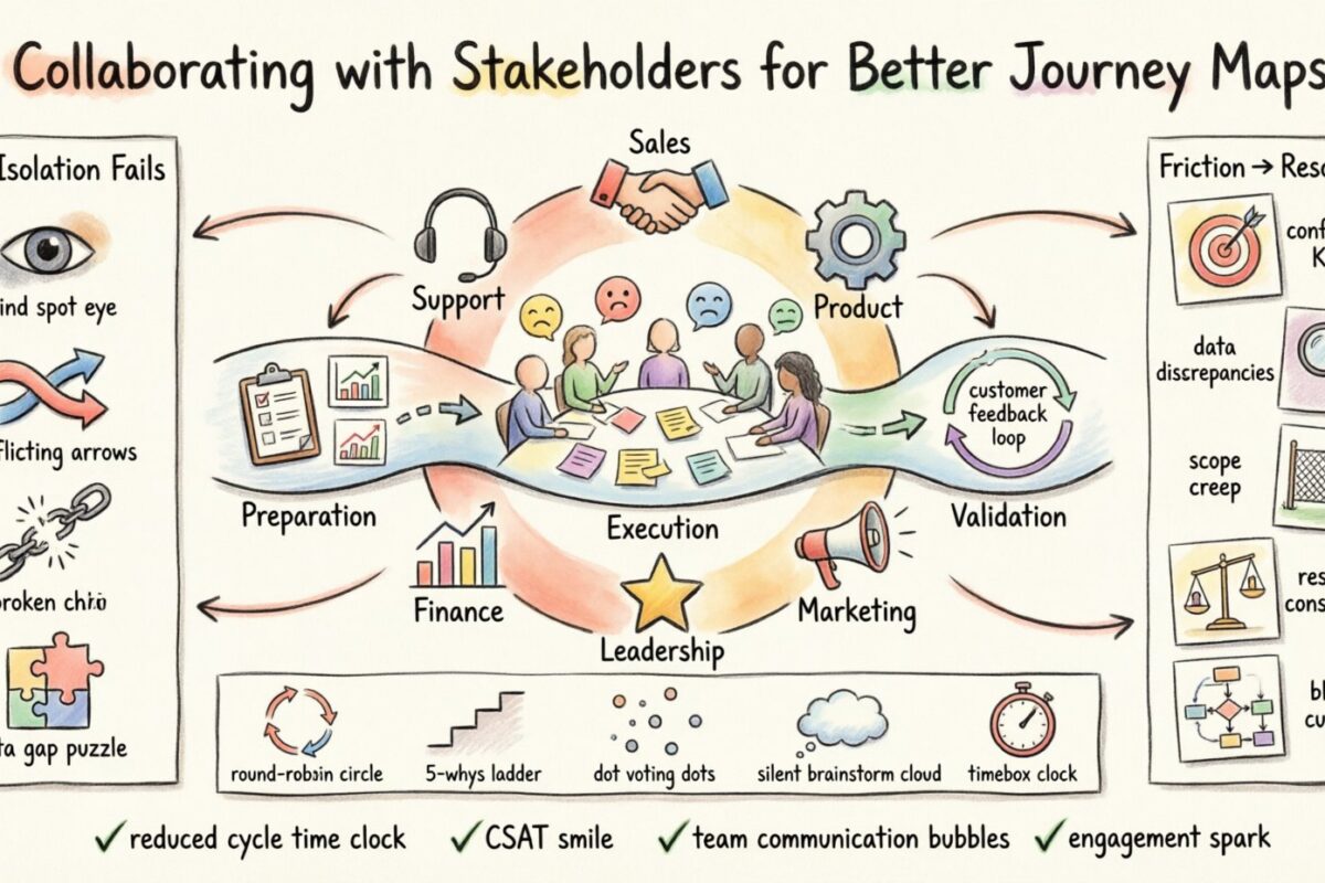 Collaborating with Stakeholders for Better Journey Maps
