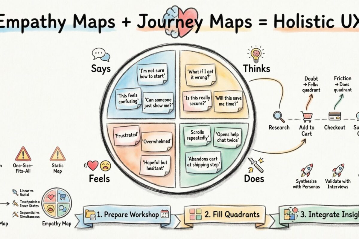 Creating Empathy Maps: A Companion to Journey Mapping