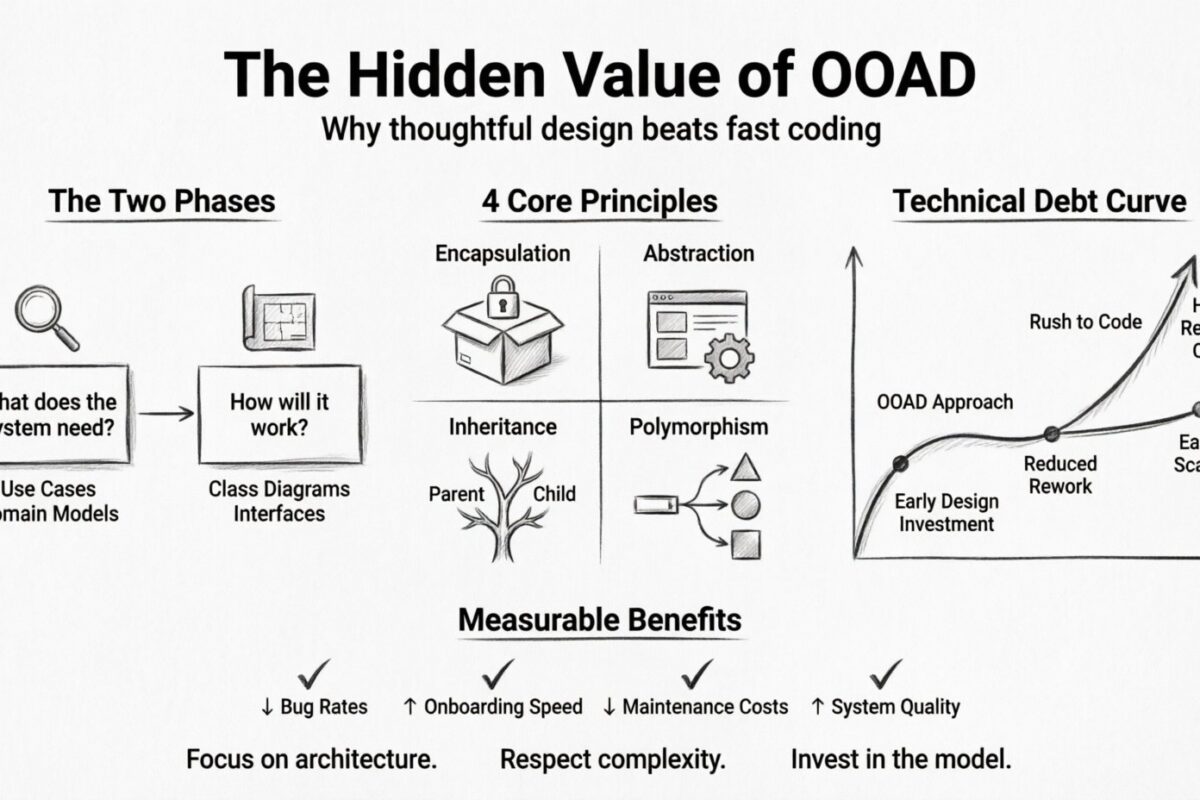 The Hidden Value of Object-Oriented Analysis and Design: Why It Matters More Than Writing Code Fast