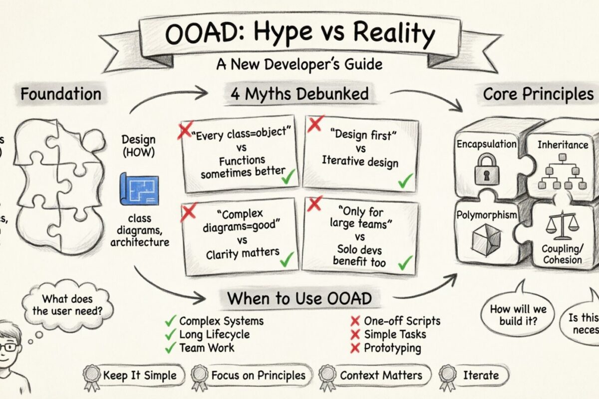 Myth-Busting Object-Oriented Analysis and Design: Separating Hype from Reality for New Developers