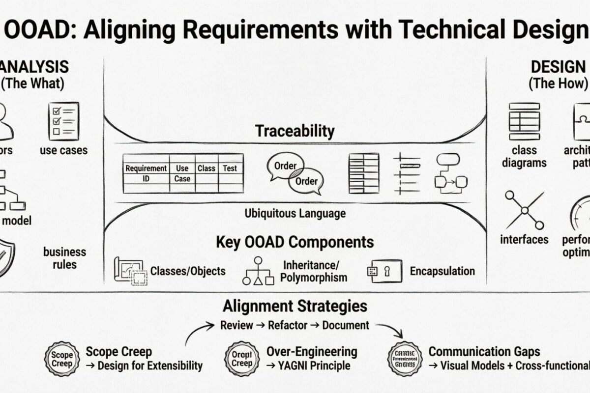 Object-Oriented Analysis and Design Guide: Aligning Team Requirements with Technical Design Decisions